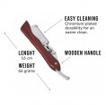 Sustainable Straight Razor, rosewood handle » My-Blades