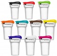 Reusable Cup - Treecup white with colourful lid | Nowaste