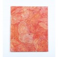 Eco notebook Lotus Pond Orange | Sundara Paper Art