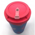 bico2go organic takeaway cup lid pink