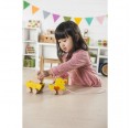 EverEarth FSC wooden toy - Pull along Duck with Egg