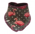 Flamingo reversible Baby Bandana | bingabonga