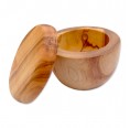 Sustainable olive wood urn for small pets | D.O.M.