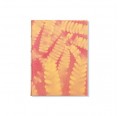 Notebook SPRAY PRINT handmade recycled paper yellow-orange » Sundara Paper Art