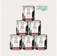 Organic BEEF canned Barf Dog Food 6x800 g » naftie