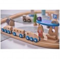 EverEarth Ecological city train set made of FSC wood