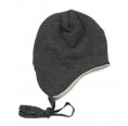Ear Flap - Baby Beanie stone - Hat made of Merino Wool | Reiff