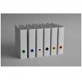 Grey A4 Raw Cardboard Folder of recycled cardboard | kolor