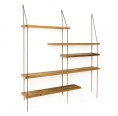 PAGMA Hanging Board - upcycled oak wood shelf | reditum
