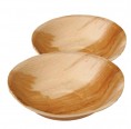 Eco Disposable Palm Leaf Bowl round naturesse | Pacovis