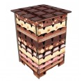 Photo Stool Chocolate - Side table & Mini chest | Werkhaus
