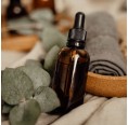Pipette Bottle Organic Hair oil SHINE for dull & stressed hair » Kraeutermagie