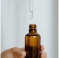 Pipette Bottle Vegan Hair oil SHINE for dull & stressed hair » Kraeutermagie