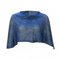 Shoulder Scarf BELLE Blue, Organic Cotton » Sundara