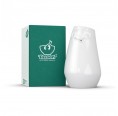 Porcelain Vase laid-back, white | Fiftyeight Products