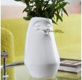 58 Products Vase laid-back, white