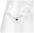 Fiftyeight Products Porcelain Vase laid-back, white