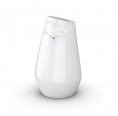 Tall Porcelain Vase laid-back, white | Fiftyeight Products