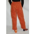 bloomers Organic Velveteen Pull-On Trousers Irene, terra orange, elastic waist
