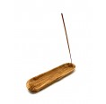 Olive Wood Incense Stick Bowl, smooth 25 cm » Olivenholz erleben