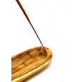 Olive Wood Incense Stick Holder, smooth 25 cm » Olivenholz erleben
