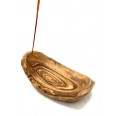 Olive Wood Incense Stick Bowl, rustic 16 cm » Olivenholz erleben