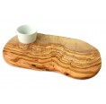 Rustic Serving Board with Porcelain Bowl » D.O.M. 