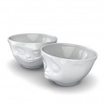 Medium Bowls “Grinning & Kissing” 2-part 