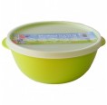 Organic Bioplastic Bowl & Bowl Set with Lid, green | Biodora