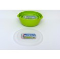 Stackable Mixing Bowl Set, green bioplastic - Biodora