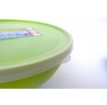 Airtight food storage container, bioplastic, green - Biodora