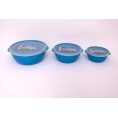 Air tight food storage container set, bioplastic - Biodora