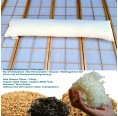 speltex Eco Side Sleeper Pillow, optional with Spelt Husks, Millet Hulls, Seaweed or Wool Beads