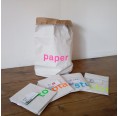 Recycled Paper Storage Bags with imprint, set of 5 » kolor