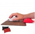 InLine® WoodPad Mouse Pad & McRELAX Wrist Rest Combo