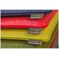Vegan seat cushion by Metz Textil & Design