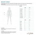 Size Chart (English) - Recycled High Waist Bikini with floral pattern » earlyfish