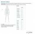Size Chart (English) - Colourful tropical fishes alloverprintRecycled padded Bikini Top » earlyfish