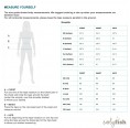 Size Chart (English) - Recycled High Waist Bikini with Monstera graphic » earlyfish