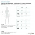 Size Chart (English) - Recycled Triangle Bikini unicoloured » earlyfish