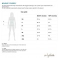 Size Chart (English) - Women’s Plain Recycled Bathing- and Athletic Shorts » earlyfish