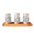 Olive Wood Base for Spice Jar by Ankerkraut | D.O.M.