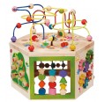 EverEarth 7-in-1 garden play centre FSC® wood learning cube