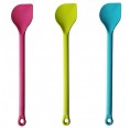 3 coloured peaked Cooking Spoons from Bioplastic | Biodora