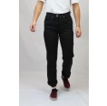 Classic Straight Cut High Rise Jeans Black Organic Cotton | bloomers