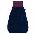 Eco Cotton Swaddle Wrap Navy & colourful waistband | bingabonga