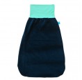Eco Cotton Swaddle Wrap Navy & colourful waistband | bingabonga