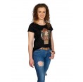 Women T-Shirt Phoenix, organic cotton, Alpaca Print | AlpacaOne