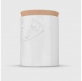 58products Porcelain Storage Jar »Charming« in White, 1700 ml