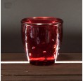 Vidrios Reciclados San Miguel tea-light stand red